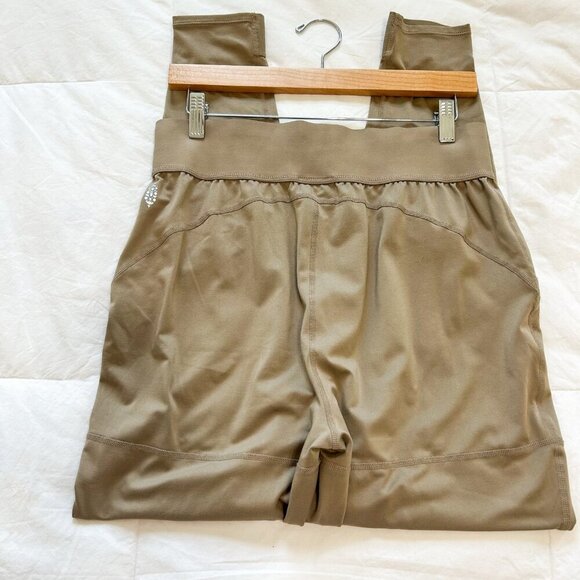 Free People Movement High Fives Jogger Pants Tan Khaki Women’s Size M - Picture 8 of 8